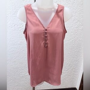 Apt. 9 Mauve Sleeveless Blouse